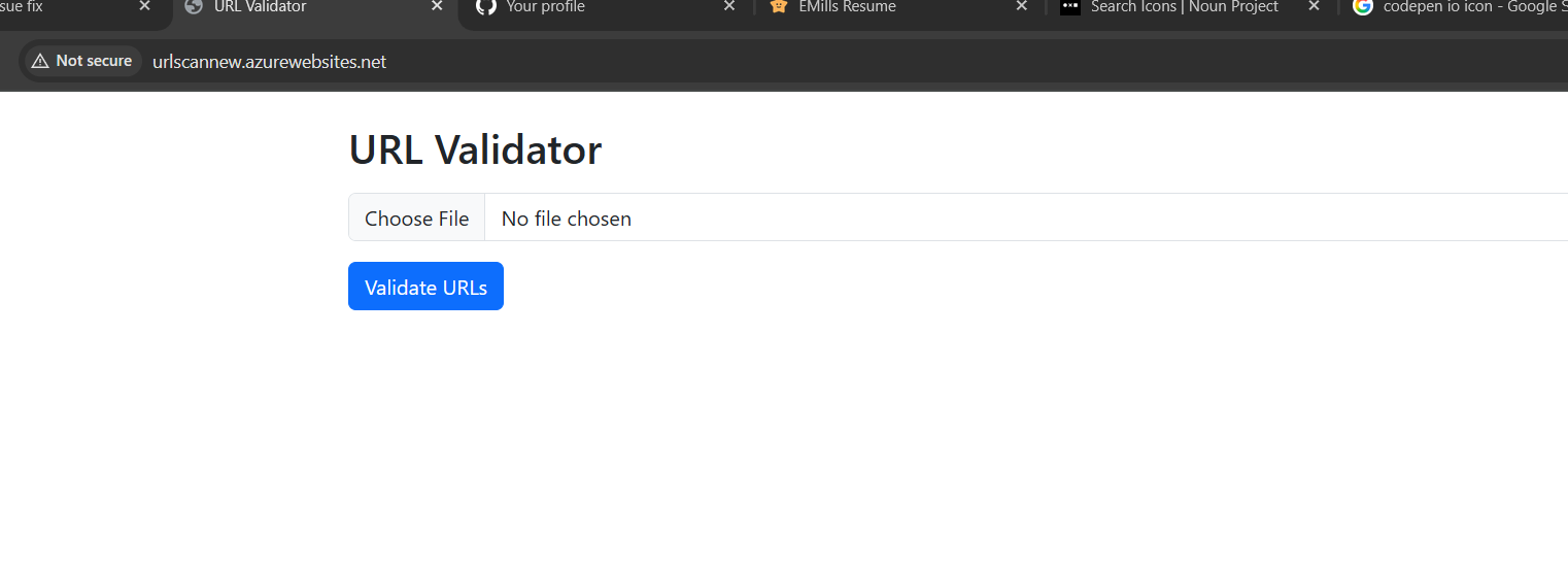 URL response validator